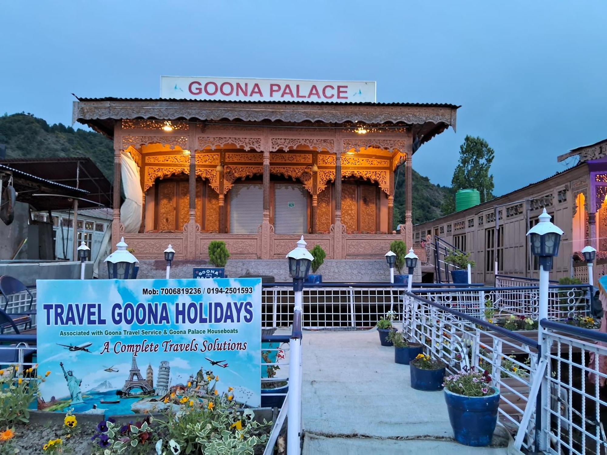 Goona Palace Houseboats Srīnagar Dış mekan fotoğraf
